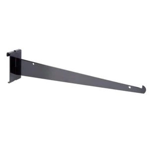 New 14" Gridwall Black Knife Shelf Brackets With Lip - Picture 1 of 4