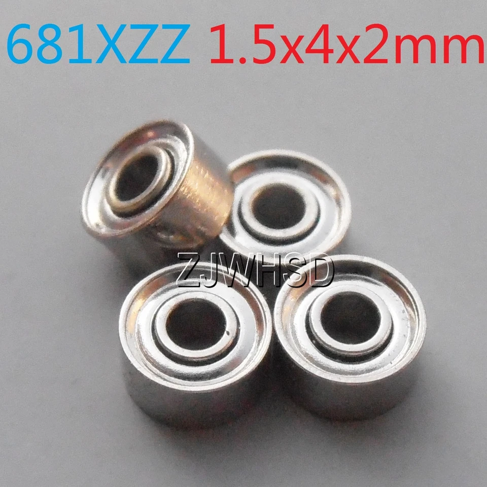 4pcs 681Xzz Sealed Bearing ID: 1.5 OD: 4 W: 2 mm for TAMIYA TRAXXAS ALIGN RC - Image 1 of 1