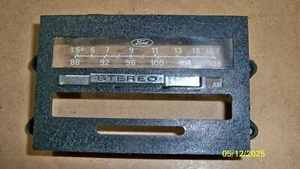 1974 to 1984 Ford 19A241 AM/FM/Stereo Radio Front Face Bezel - Picture 1 of 2