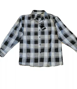 NEW Men's Pronti Collection by Phita Long Sleeve Button-Down Plaid Dress Shirt - Picture 1 of 3