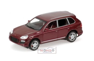 1:43 Minichamps Porsche Cayenne Turbo 2007 Red Minichamp 400066270 Diecast Model - Immagine 1 di 2