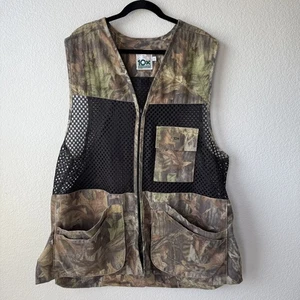 VTG 10X Advantage Timber Camouflage Deer Hunting Vest Mesh Pockets SX 2XL - Picture 1 of 15