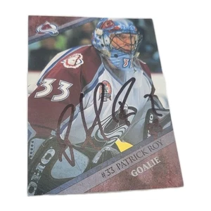 Patrick Roy Signed Post Card NHL Colorado Avalanche 4x5 Beckett Opinion Passed - Picture 1 of 6