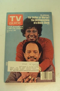 TV Guide 30. Juli. 1983, Jeffersons, Whitewashing of a Black Show, Reggie Jackson - Bild 1 von 3