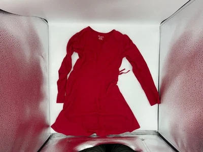 Vestido patinador diario manga corta The Children's Place niñas talla grande rojo Foto 1 de 4