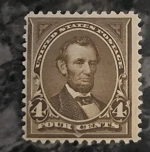 United States Scott 269 A. Lincoln 1895 Regular Issue 4c MNH (CV $125) - Picture 1 of 1