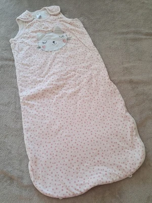 Süßer Baby Schlafsack, C&A, rosa, 90 cm, Winter 3.5 TOG, Verkleinerung möglich - Bild 1 von 4
