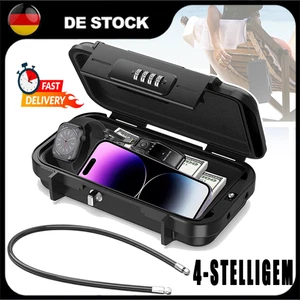 KFZ Reise Safe Reisetresor Reise Sicherheit Autotresor Minisafe Tresor Case DHL - Bild 1 von 12