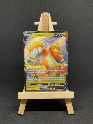 Pokemon Card Dragonite V SWSH154 Black Star Promo Half Art Jumbo Near Mint - Image 1 of 2