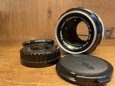 *Rare 6 Blades : Near Mint ++* Nikon Nikkor S Auto 50mm F/1.4 Standard Lens /JPN - Image 1 of 4