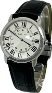 Cartier Ronde Solo W6700255 3603 LM 36mm Quartz Mens Watch Excellent A3690 - Picture 1 of 12