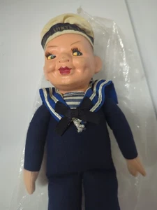 S.S. North American Steamship anni '30 Norah Welling SAILOR DOLL souvenir - Foto 1 di 11