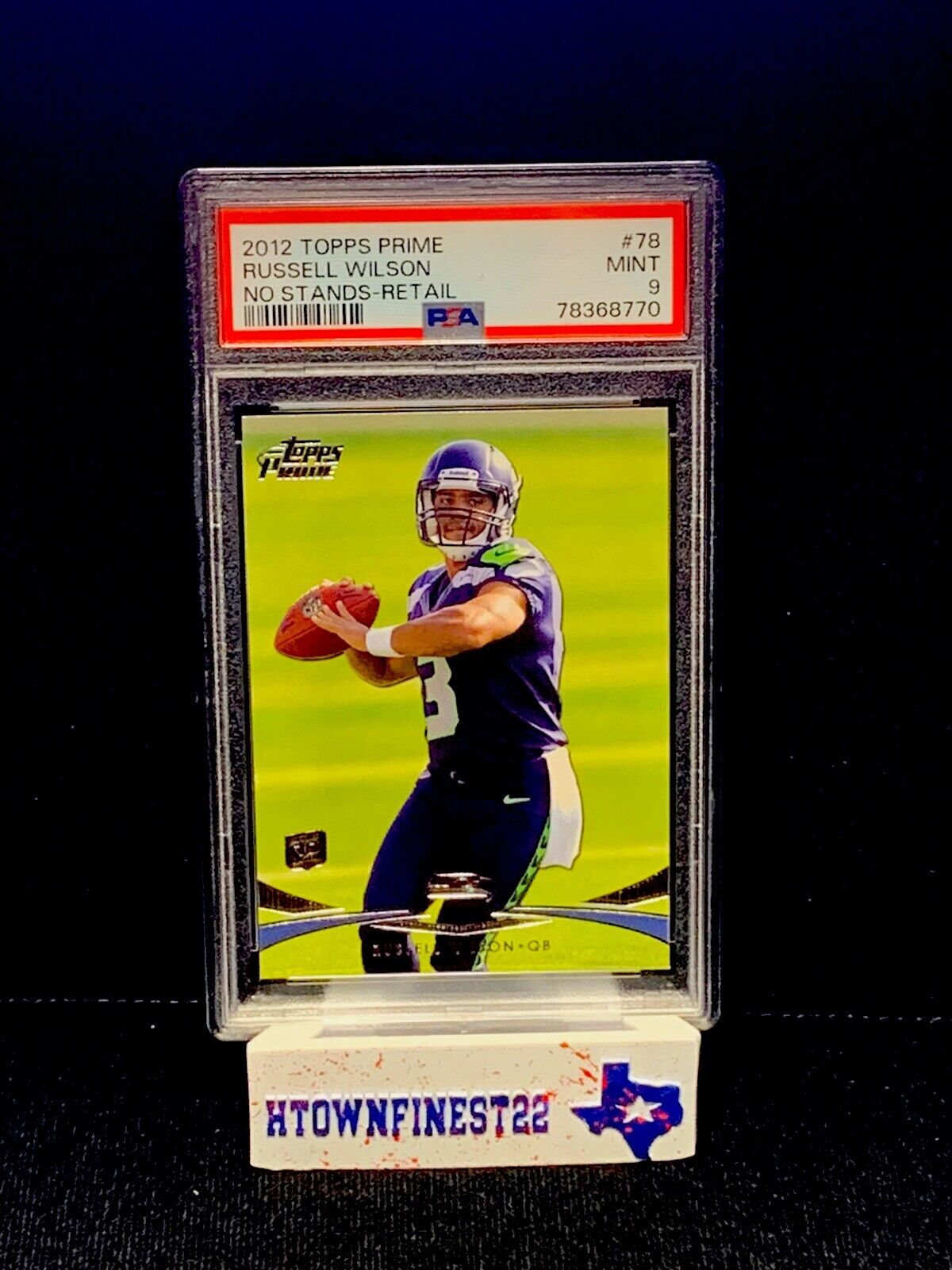 2012 Topps Prime Retail Russell Wilson #78 PSA 9 MINT Rookie RC