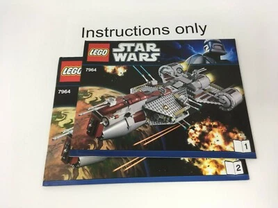 ONLY instructions books 1-2 Lego 7964 Republic Frigate Star Wars; no bricks - Image 1 of 2