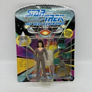 Star Trek The Next Gen - Lt Commander Deanna Troi Figure - Playmates 1992 - New - Picture 1 of 9