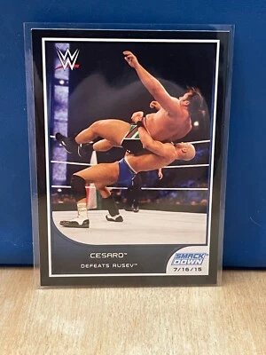 2016 Topps WWE Road to Wrestlemania - #61 Cesaro - Image 1 of 2