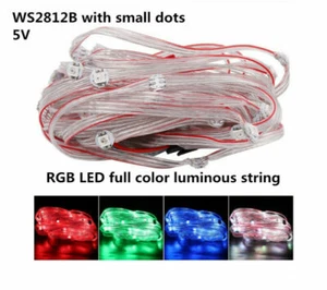 50PCS WS2812B with small dots 5V 5050 RGB LED full color Light strin LED Module - Picture 1 of 5