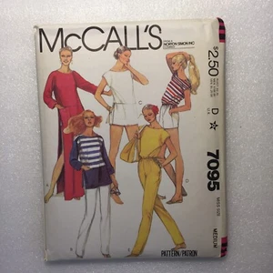 McCalls 7095 Gr. Misses Medium Überwurf Oberteil Hose oder Shorts ungeschnitten - Bild 1 von 3