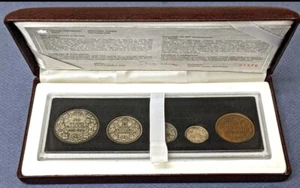 1908-1998 Canada 90th Anniversary 5 Coin Set Antique Finish - OGP COA - Bild 1 von 7