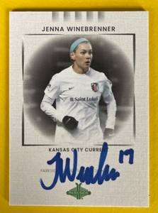 Jenna Winebrenner 2022 Parkside NWSL Paramount SIGNATURE SERIES AUTO KC CURRENT