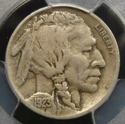 1923-S Buffalo Nickel, Very Fine+, PCGS VF-25, Original - Image 1 of 4