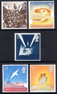 1995 Peace and Freedom. Europa. SG1873 - SG1877 Complete Set Unmounted Mint MNH - Picture 1 of 1