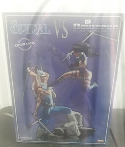 Sideshow Collectibles Spiral Vs Psylocke Diorama Statue X-Men Marvel Sample NIB - Picture 1 of 4