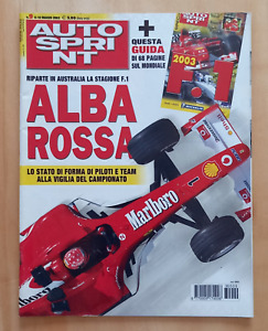 RIVISTA AUTOSPRINT n.9 Marzo 2003 Formula 1 Alex Zanardi Ferrari GTA Alfa 33