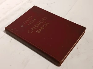 Vintage Warner & Swasey Turret Lathe Machine Operator's Manual, as shown - Picture 1 of 6