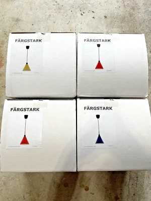 4X IKEA FARGSTARK Pendant Lamp | Focused Lighting Dining - Image 1 of 4
