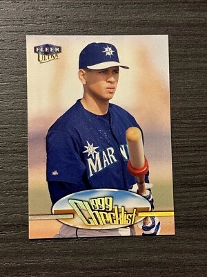 1999 Fleer Ultra Checklist #212 Alex Rodriguez Seattle Mariners   - Image 1 of 2