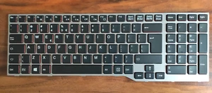Fujitsu Lifebook E753 E754 E756 QWERTY keyboard (with €) CP629342 - Zdjęcie 1 z 4