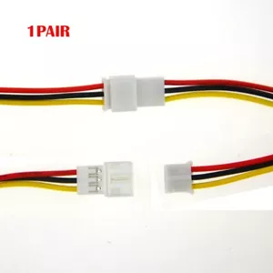 1 Pair 2.0mm 3Pin JST PH Female Male Connector Cables 10cm for Light Strip - Picture 1 of 5