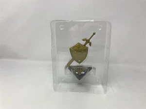 Culturefly The Legend of Zelda Figure Master Sword Hylian Shield Statue GOLD NEW - Picture 1 of 2