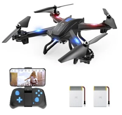 SNAPTAIN WiFi FPV Drone With 720 HD Camera, Gesture Control RC Quadcopter - Image 1 of 4