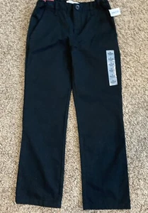 Old Navy Boys Size 8 Black Straight Uniform Pants NWT - Picture 1 of 8