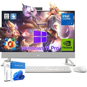 Dell 27" Touch All in One Desktop Computer Intel 10-Core 7 150U Win11 Pro+Office - Picture 1 of 8