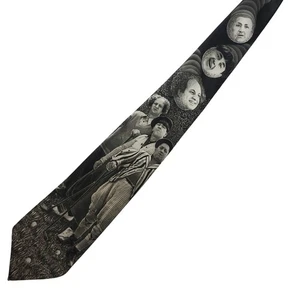 Vtg 90s Ralph Marlin The Three Stooges Golfing Novelty Necktie Made in USA 1993 - Picture 1 of 8