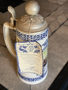 Modelo Beer Stein Blue Collectible Limited Edition Mexican Cerveza - Picture 1 of 11