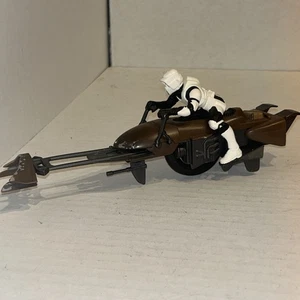 Star Wars Biker Scout Speeder Bike 1997 Lucas Film Hasbro Actionfigur C4 - Bild 1 von 4