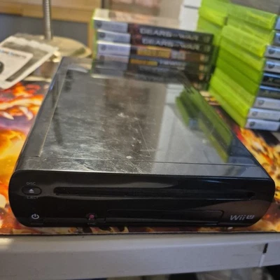 Nintendo Wii U WUP-101(02) Black System Console Only For Parts Or Repairs - Image 1 of 4