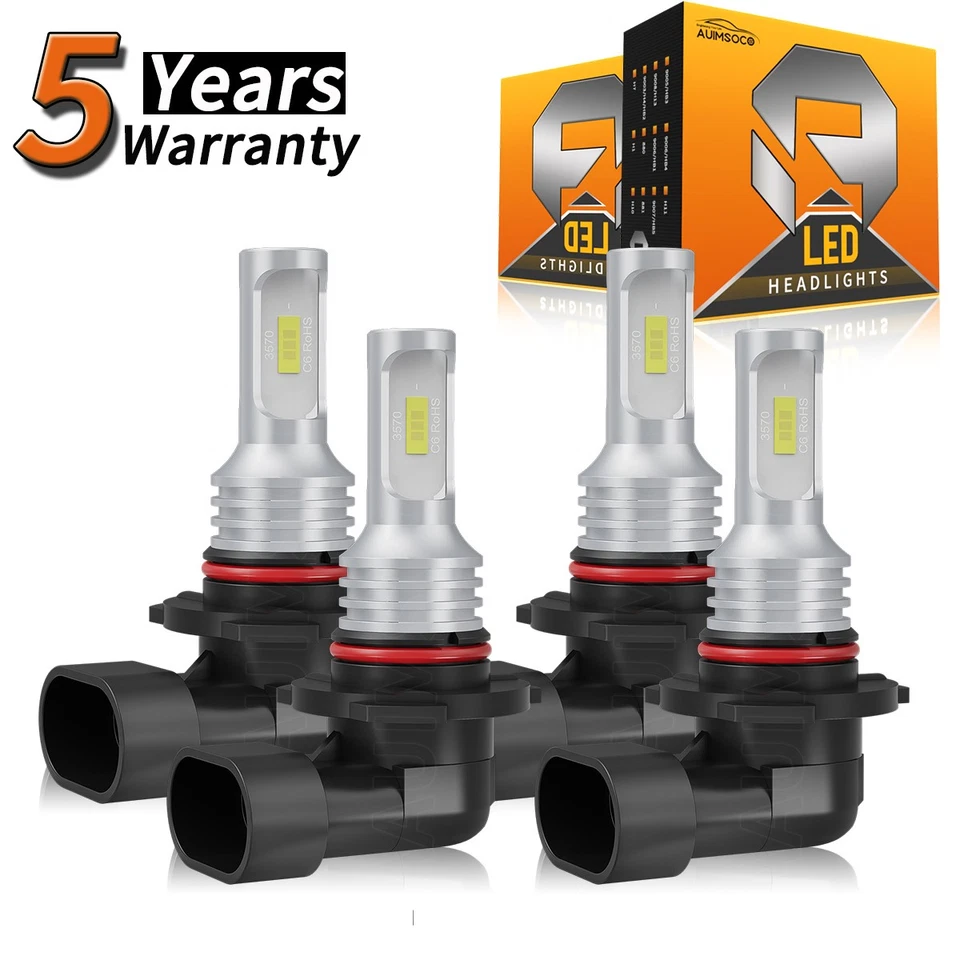 Combo 4x faros LED bombillas de haz alto-bajo blanco frío para Toyota Celica 1994-1999 Foto 1 de 4