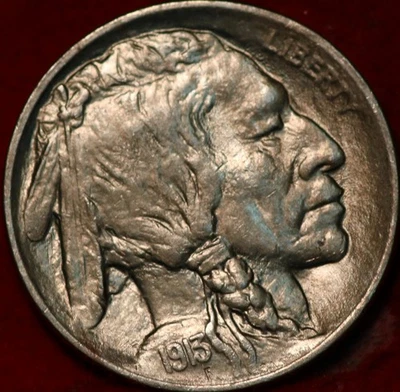 Uncirculated 1913 Type 1 Philadelphia Mint Buffalo Nickel - Image 1 of 2