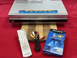 SONY SLV-D360P VCR DVD Hi-Fi COMBO PLAYER HAS SONY REMOTE TESTED, WORKING CLEAN - Picture 1 of 7