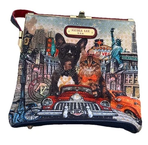 Neu mit Etikett Nicole Lee Las Vegas Hund Katze Auto Roadtrip Handtasche Umhängetasche Handtasche - Bild 1 von 5