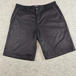 Adidas Golf Chino Shorts Mens 34 Black Stretch Casual Active Comfort Fit - Picture 1 of 12