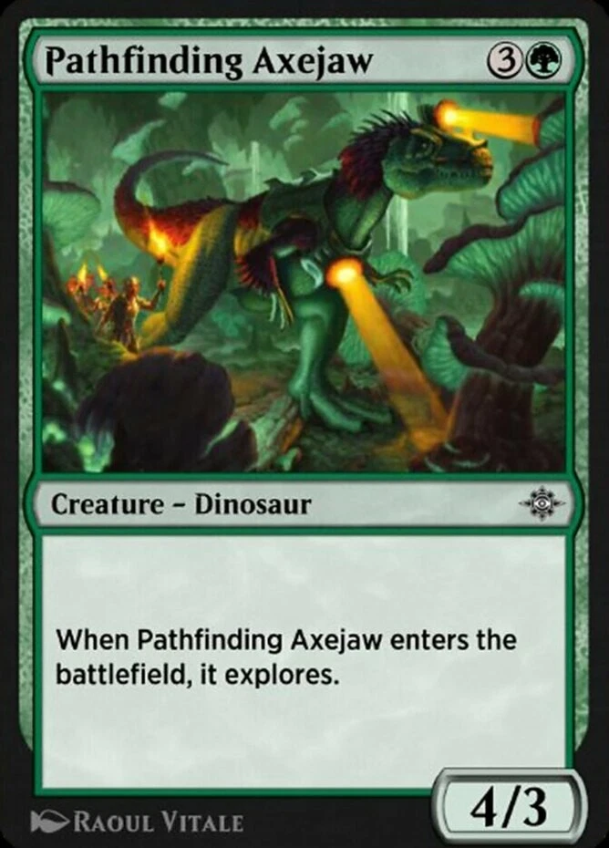 x1 Pathfinding Axejaw - Lost Caverns of Ixalan - NM - MTG - Image 1 of 1