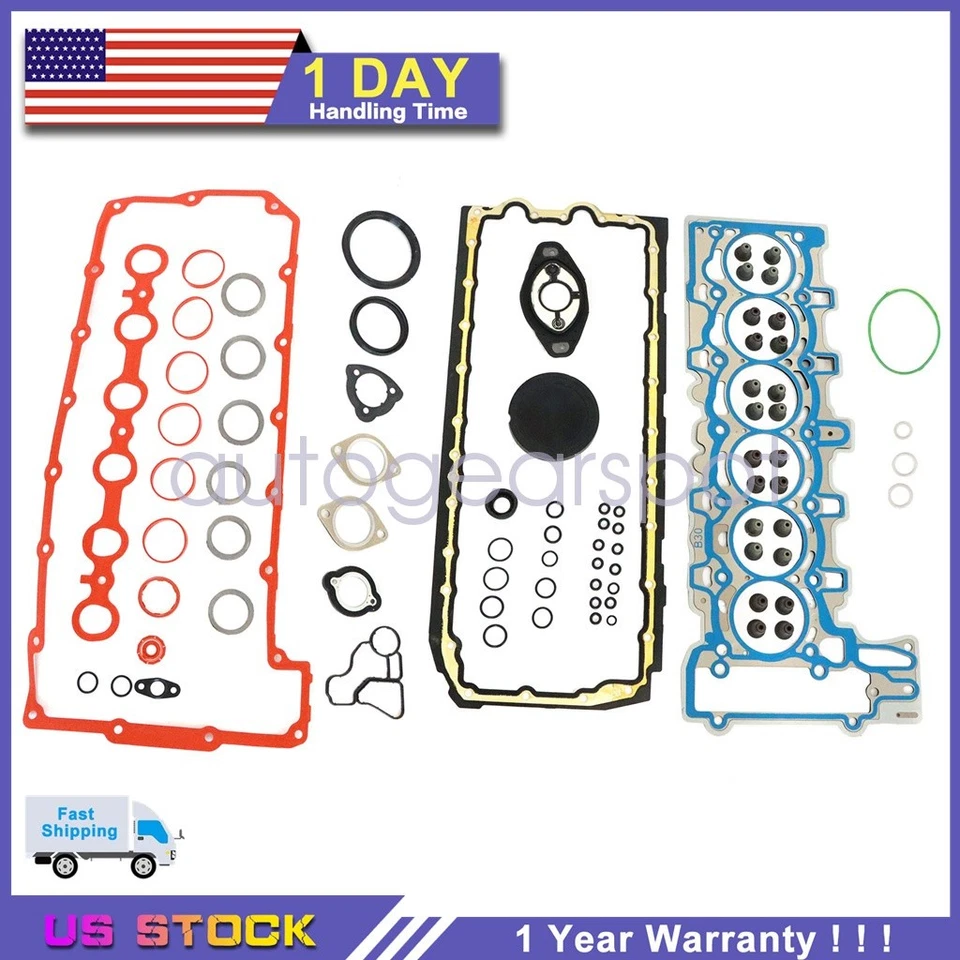 Juego de juntas de culata completa para BMW 323i E90 E91 325i E93 325xi 523i E60 E61 N52B25A X3 Foto 1 de 4