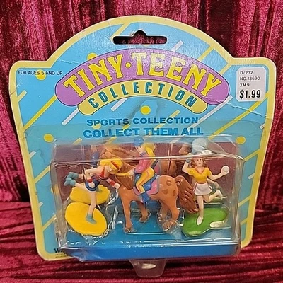Vintage Minúsculo Coleção Teeny Coleção Esportiva Woolworth Novo No Pacote - Imagem 1 de 4