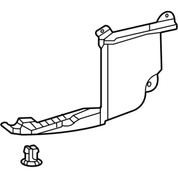 Engine Under Cover Rear RH OEM for 2023-2024 Toyota Prius Prius AWD-e Prius Prim - Image 1 of 1